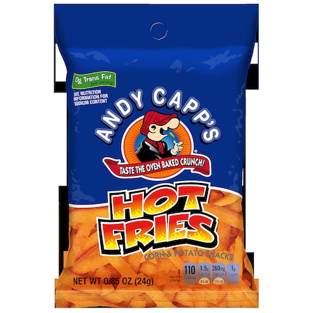 Andy Capp Hot Fries 0.85 oz., PK72 2620047167